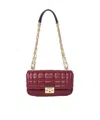 Michael Kors Quilted Crossbody Bag In Purple