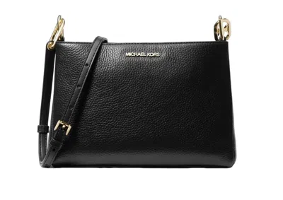 Michael Kors Trisha Mk Signature Leather Crossbody Bag In Multi