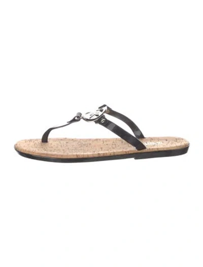 Pre-owned Michael Kors T-strap Sandals In Multi