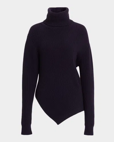 MICHAEL KORS TURTLENECK BIAS CASHMERE SWEATER