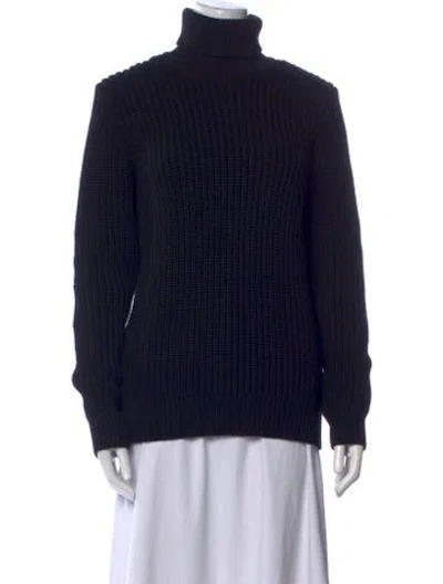 Pre-owned Michael Kors Turtleneck Sweater In Black