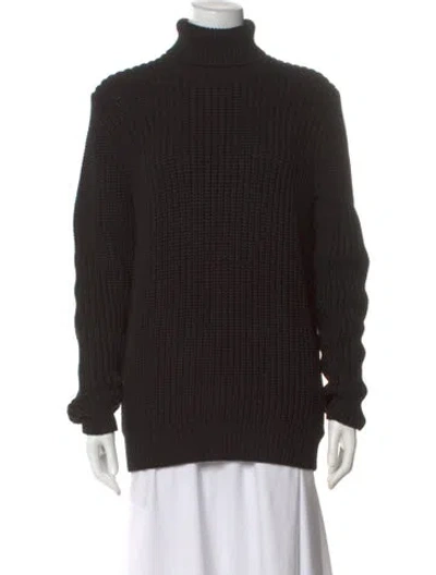 Pre-owned Michael Kors Turtleneck Sweater In Black