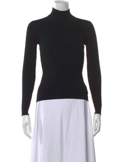 Pre-owned Michael Kors Turtleneck Sweater In Black