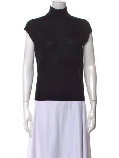 Pre-owned Michael Kors Turtleneck Sweater In Black