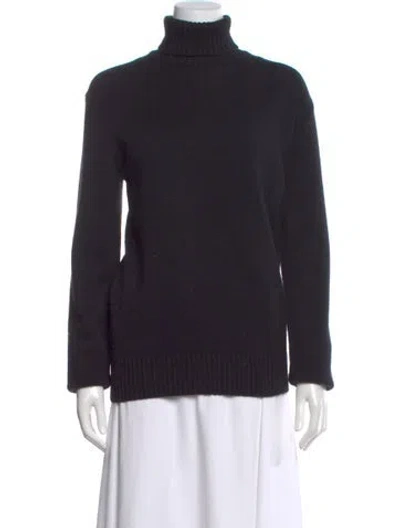 Pre-owned Michael Kors Turtleneck Sweater In Blue