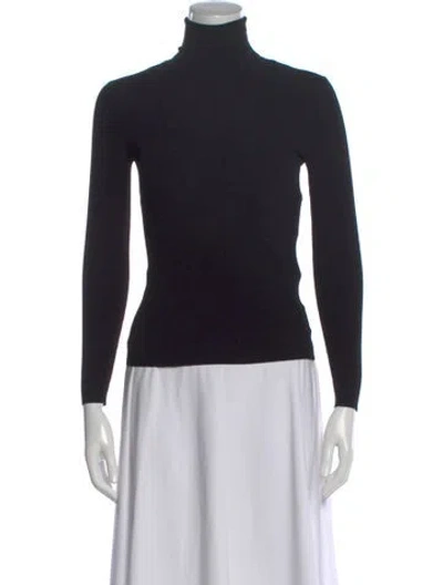 Pre-owned Michael Kors Turtleneck Sweater In Blue