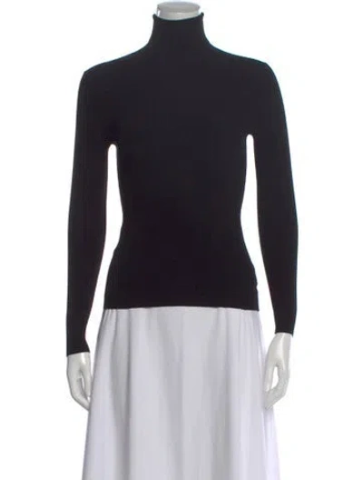 Pre-owned Michael Kors Turtleneck Sweater In Blue