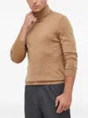 Michael Kors Turtleneck Sweater In Brown