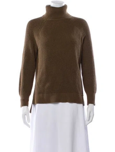 Pre-owned Michael Kors Turtleneck Sweater In Brown