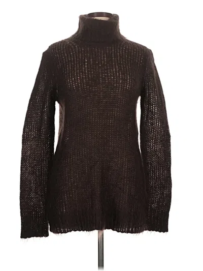 Pre-owned Michael Kors Turtleneck Sweater In Brown