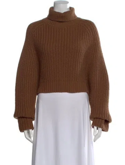 Pre-owned Michael Kors Turtleneck Sweater In Neutral