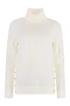 Michael Kors Ribbed Crewneck Sweater With Gold Logo Detail In Green