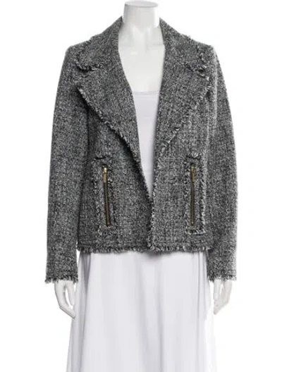 Pre-owned Michael Kors Tweed Pattern Blazer In Multi