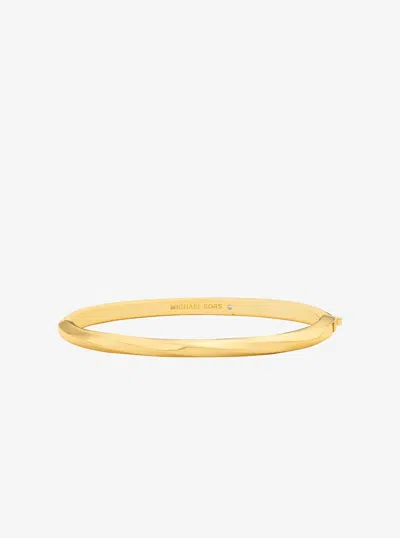 Michael Kors Twist Bangle Bracelet In Gold