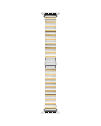 Michael Kors Two-tone Stainless Steel Band For Apple Watch, 38-45mm In Two Tone
