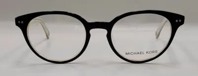 MICHAEL KORS UNISEX MK811K OVAL EYEGLASSES IN BLACK