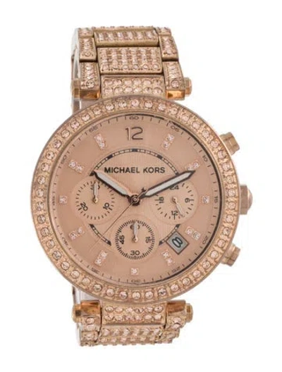 Pre-owned Michael Kors Uptown Watch, 39mm In Multi