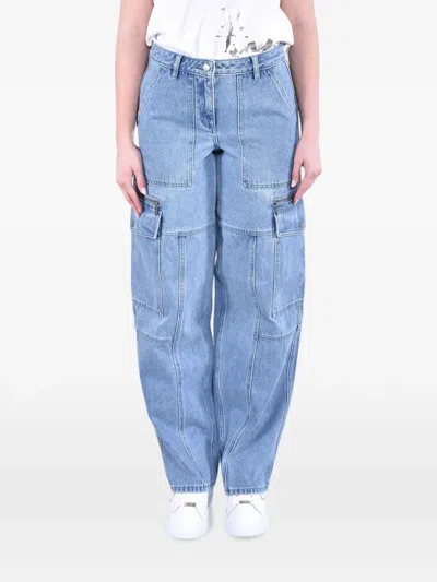 Michael Kors Utility Cargo Pants In Blue