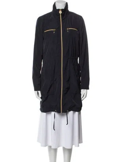 Pre-owned Michael Kors Utility Jacket In Blue