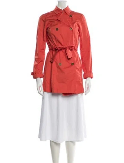 Pre-owned Michael Kors Utility Jacket In Orange