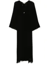 Michael Kors V-neck Maxi Dress In Black