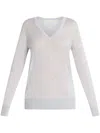 Shop Michael Kors V-neck Sweater In Grey