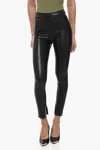 Michael Kors Vegan Leather Skinny Pants In Black