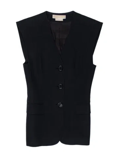 Pre-owned Michael Kors Vest In Black