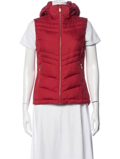 Pre-owned Michael Kors Vest In Red