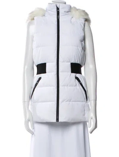 Pre-owned Michael Kors Vest In White