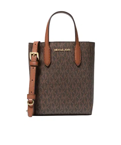 Michael Kors Vincent Logo Shoulder Bag In Black