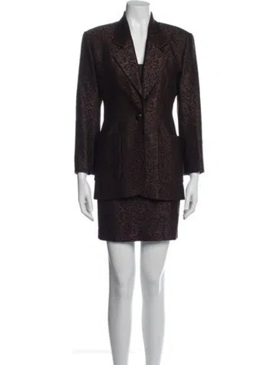 Pre-owned Michael Kors Vintage 1980's Set In Brown