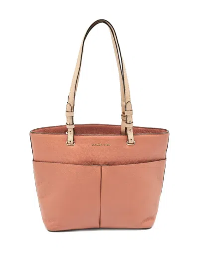 Pre-owned Michael Kors Vintage 2024 Leather Pocket Tote Bag
