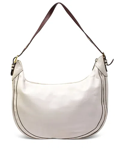 Pre-owned Michael Kors Vintage 2024 Leather Shoulder Bag In Neutral