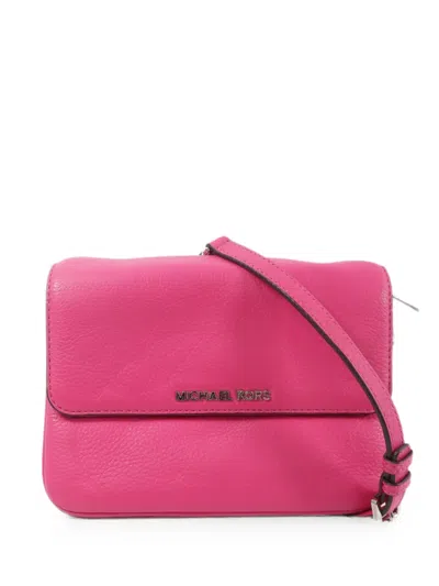 Pre-owned Michael Kors Vintage Bedford Leather Shoulder Bag In Pink