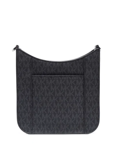 Pre-owned Michael Kors Vintage Briley Logo-print Mini Bag In Black