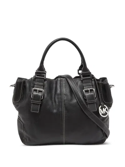 Pre-owned Michael Kors Vintage Brookville Logo-charm Tote Bag