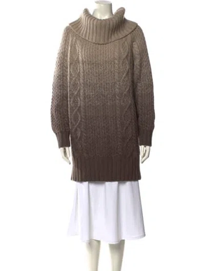 Pre-owned Michael Kors Vintage Cashmere Sweater In Brown