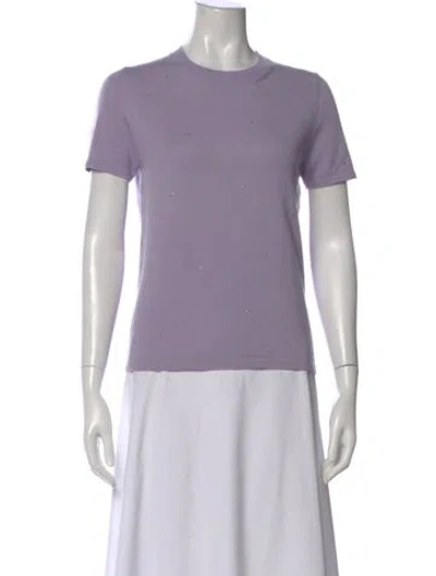 Pre-owned Michael Kors Vintage Cashmere Sweater In Purple