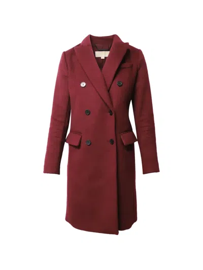 Pre-owned Michael Kors Vintage Double-breasted Coat In Red