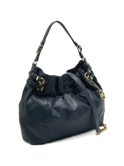 Pre-owned Michael Kors Vintage Edie Shoulder Bag In Blue