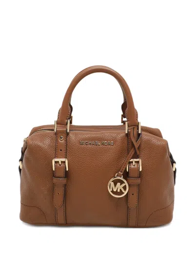 Pre-owned Michael Kors Vintage Ginger Leather Tote Bag In Brown