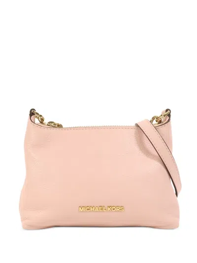 Pre-owned Michael Kors Vintage Grainy-leather Shoulder Bag In Pink