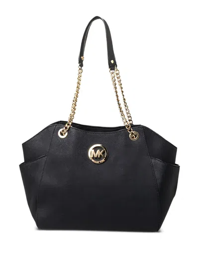 Pre-owned Michael Kors Vintage Jet Set Leather Shoulder Bag