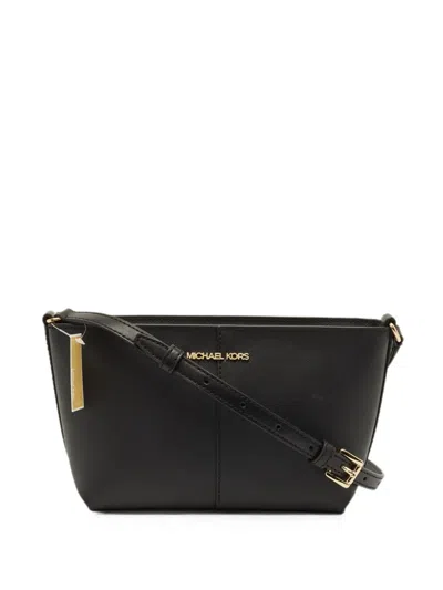 Pre-owned Michael Kors Vintage Jet Set Travel Crossbody Bag In Black