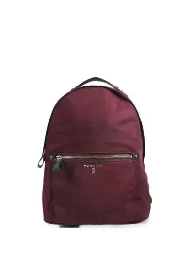 Pre-owned Michael Kors Vintage Kelsey Backpack In Red