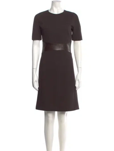 Pre-owned Michael Kors Vintage Knee-length Dress In Brown