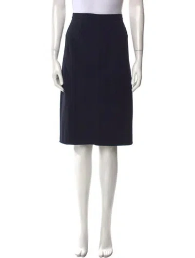 Pre-owned Michael Kors Vintage Knee-length Skirt In Blue
