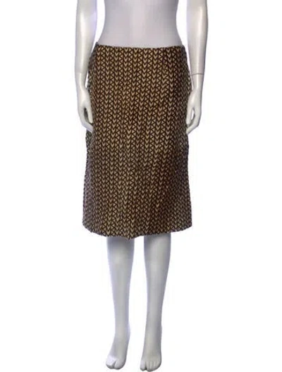 Pre-owned Michael Kors Vintage Knee-length Skirt In Neutral