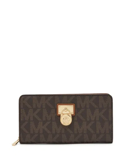 Pre-owned Michael Kors Vintage Large Monogram-print Wallet